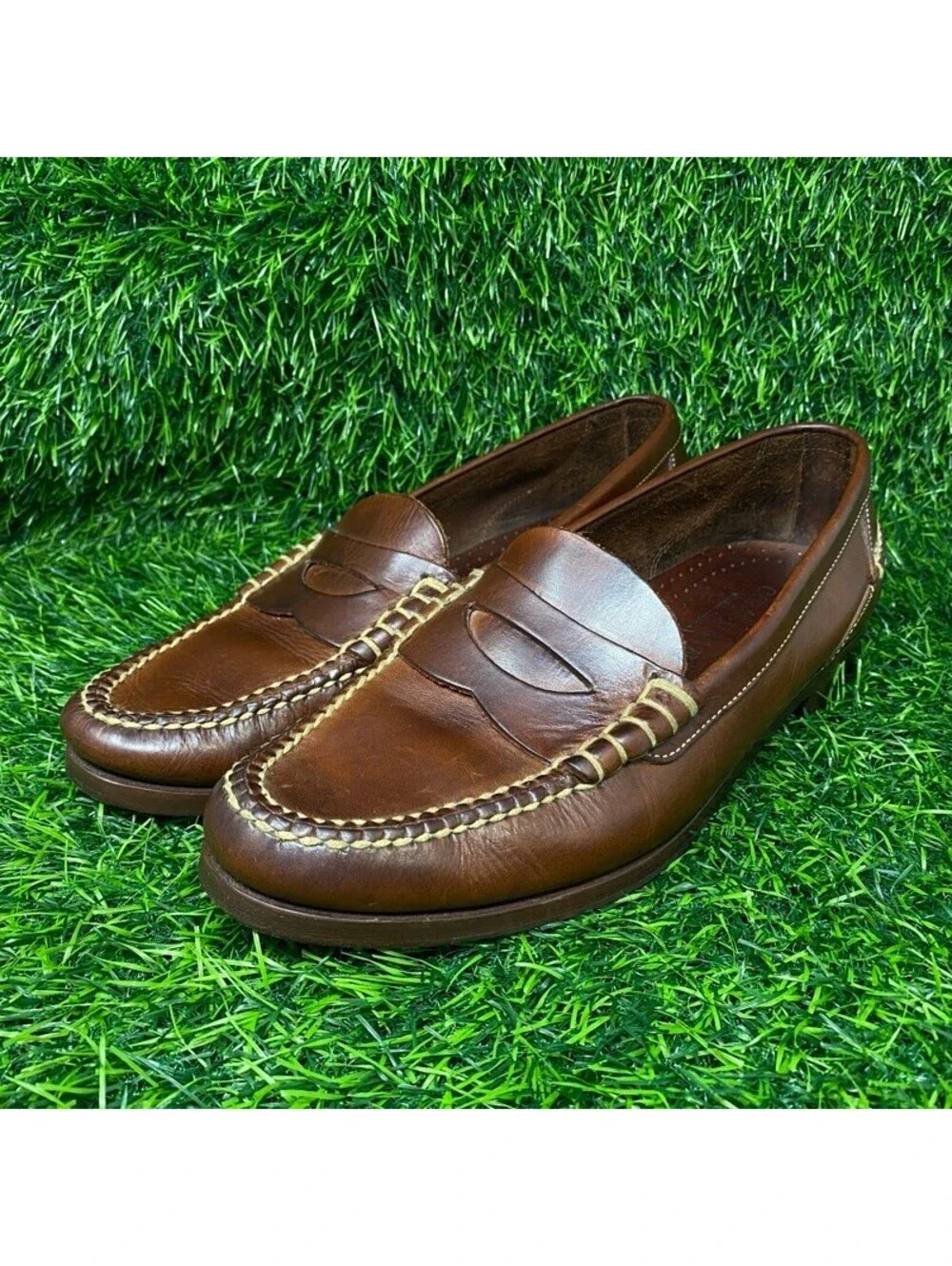 Cole Haan Shoes 0930 Men's 10.5 M Slip On Penny Loafer Memory Leather 2234